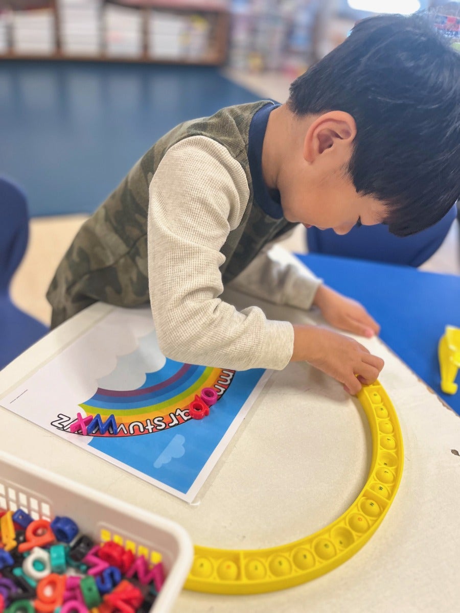 Alphabet Arc Bubble Board