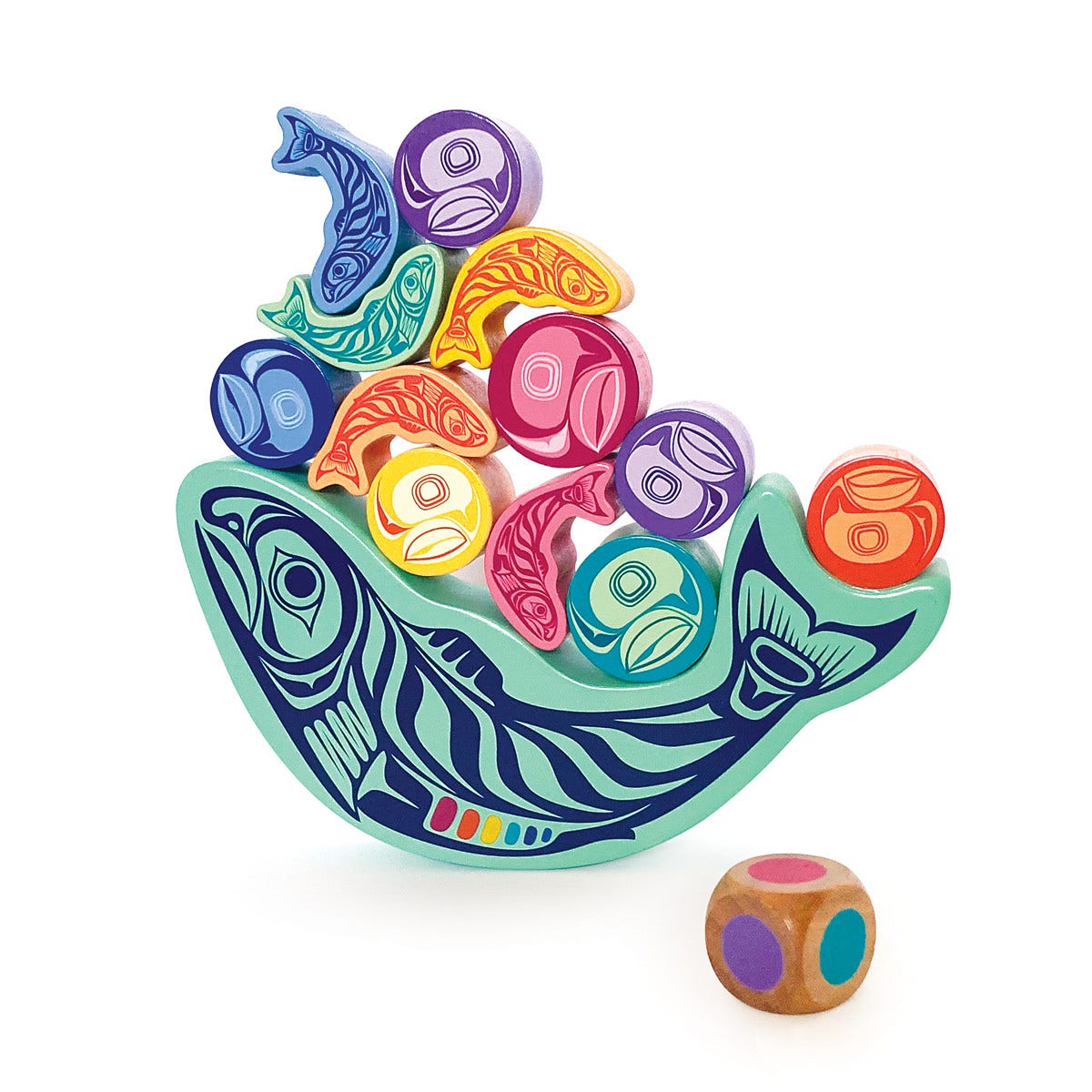 Balancing Game Salmon and Eggs