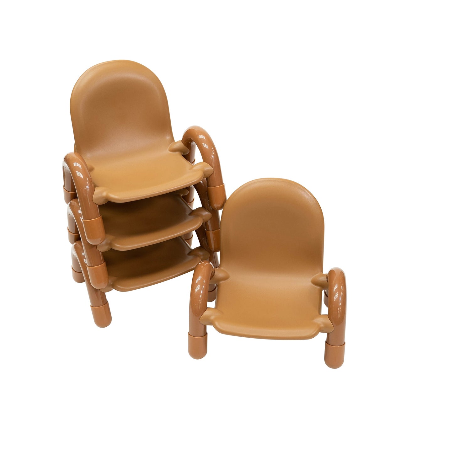 Baseline Toddler 30 Square Table and Chair Set Natural Wood