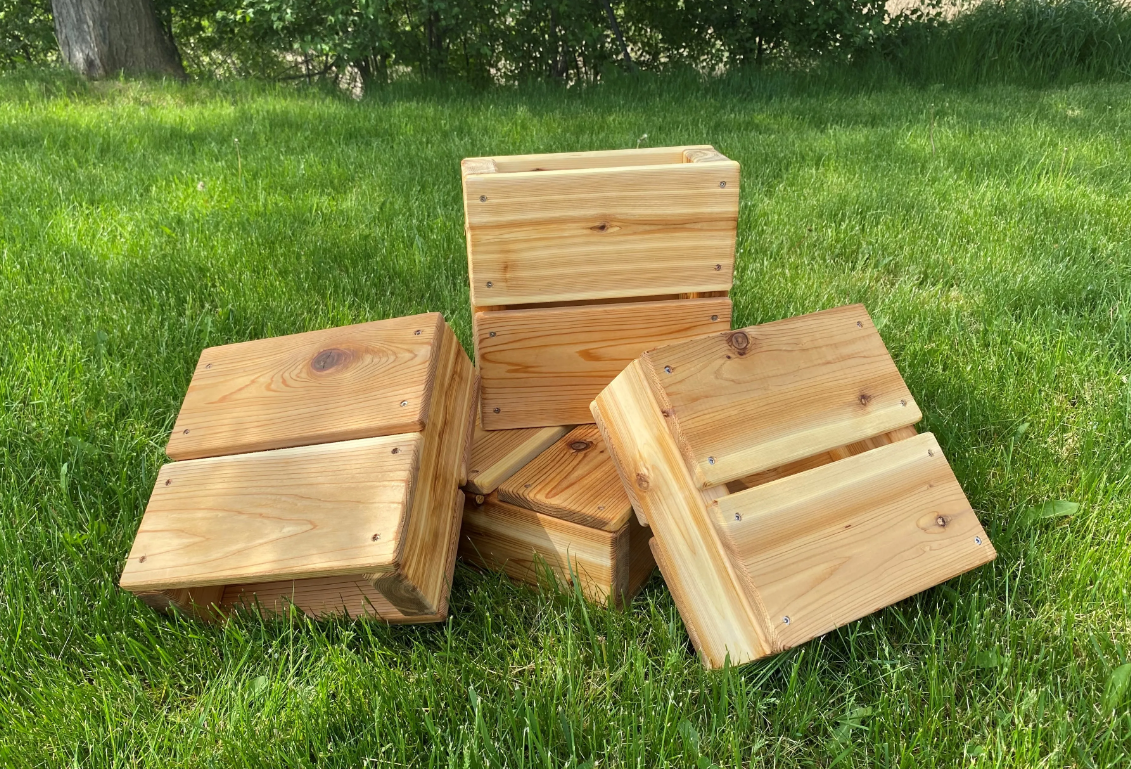 Block Set 8 Small & 4 Large by Naturally Inspired Play
