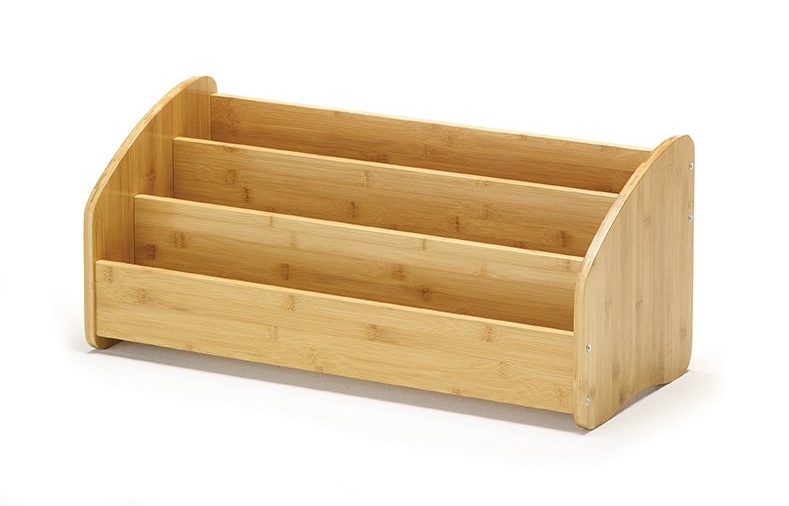 Bamboo Book Display Rack