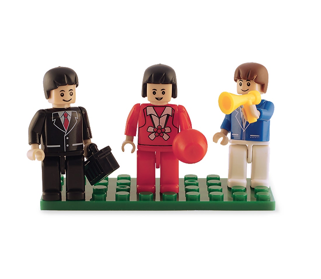 Brictek 3 Mini Figurines Urban