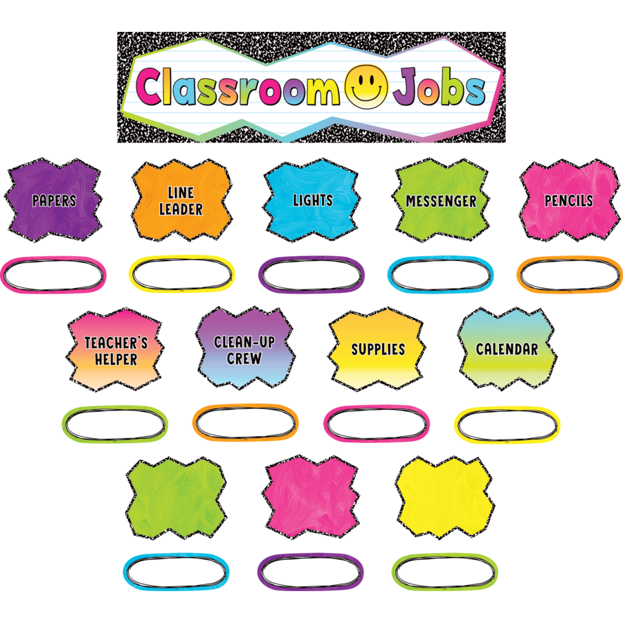 Brights 4Ever Classroom Jobs Mini Bulletin Board