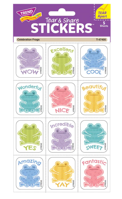 Good to Grow Celebration Frogs Tear and Share