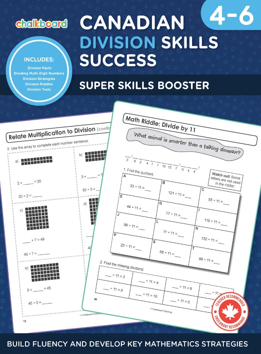 Canadian Division Skills Success 4-6 Ebook
