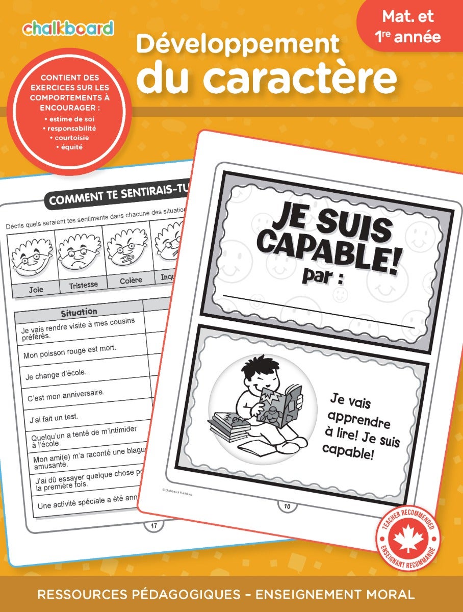 Developpement Du Caractere Mat 1 Ebook