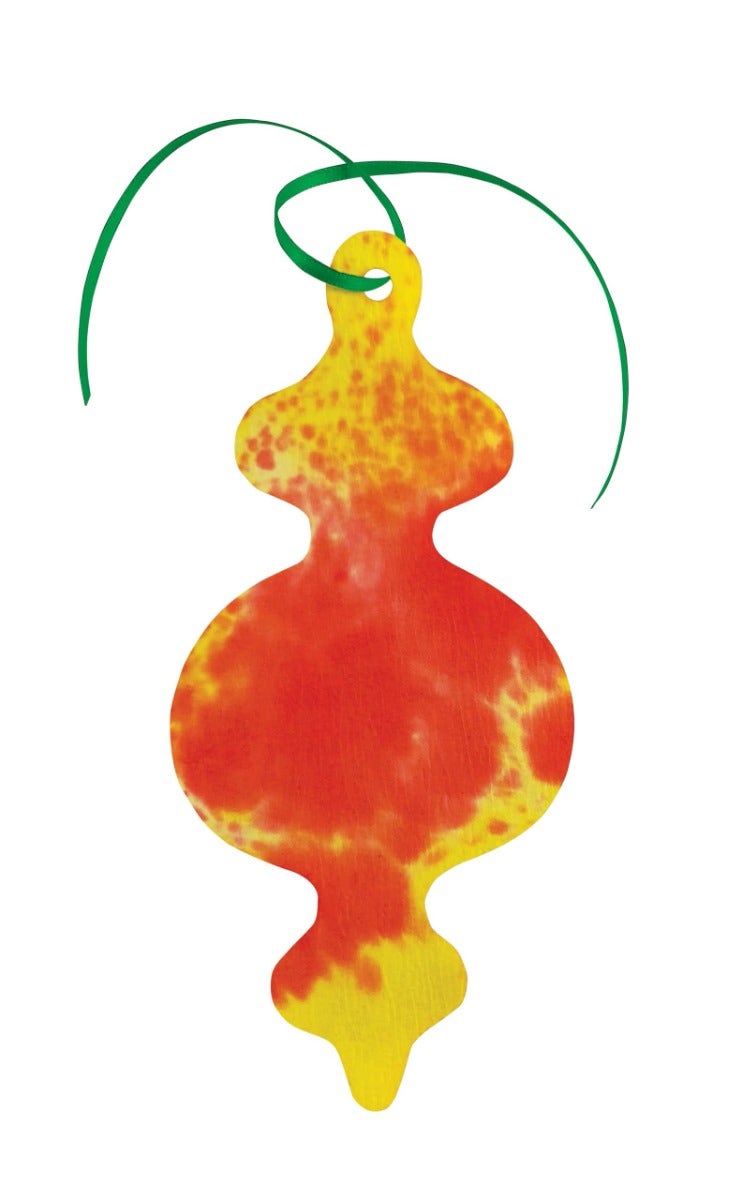 Color Diffusing Blots of Ornaments 40 pkg