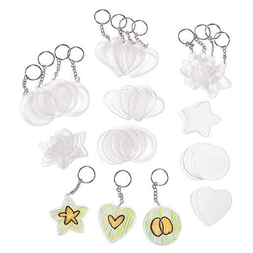 Create Your Own Keychains Set of 12