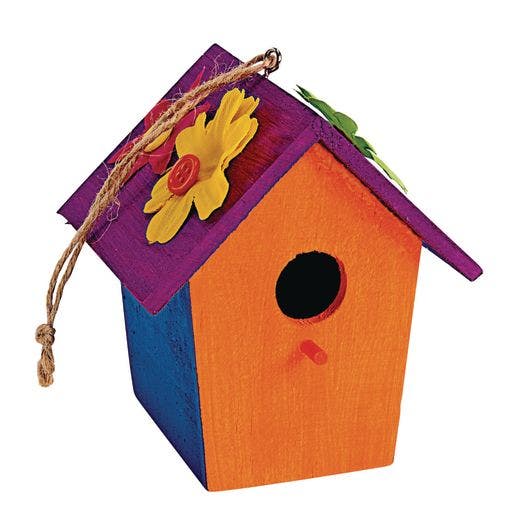 Wooden Birdhouses Set of 6