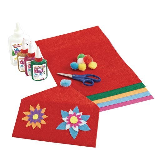 Colorations Felt Sheets 9X12 10 Colors