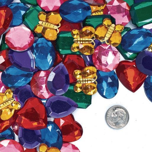 Giant Glittering Rhinestones 1 Lb