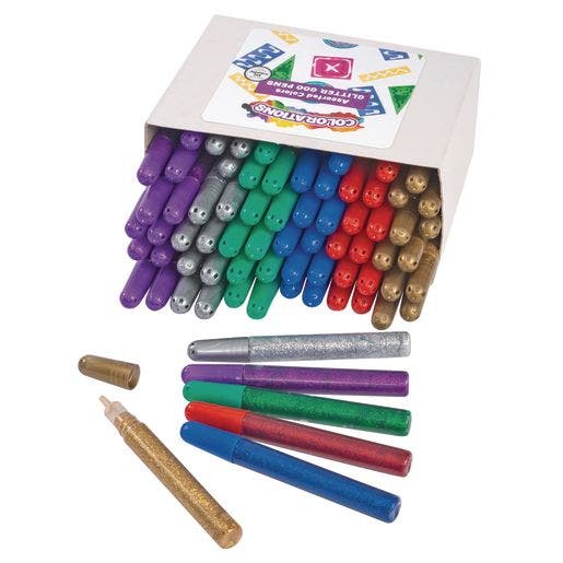 Colorations Glitter Glue Pens Set of 72