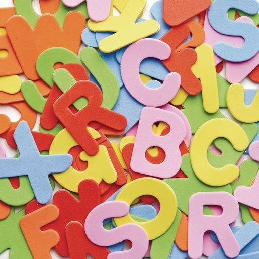 Self Adhesive Foam Uppercase Letters 150 Pcs