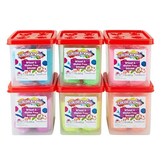Colorations Wheat and Gluten Free Neon Dough Classroom Pack
