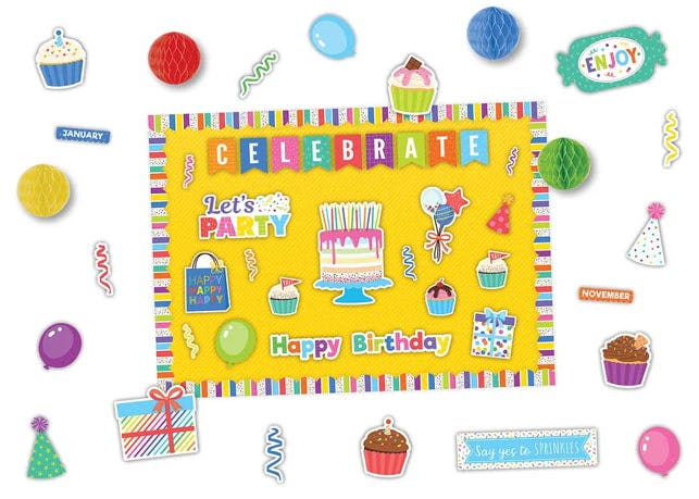 Colorful Happy Birthday Create & Decorate Quick Kit