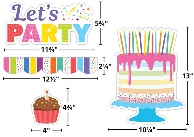 Colorful Happy Birthday Create & Decorate Quick Kit