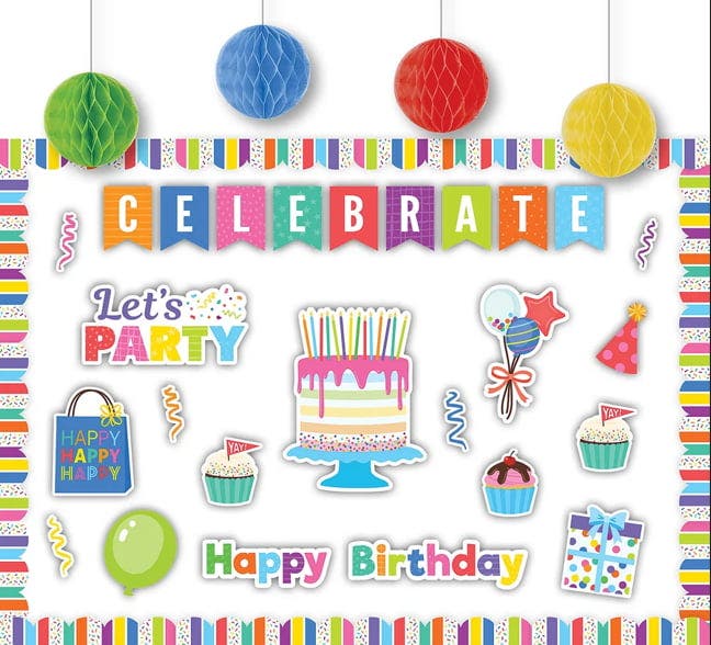Colorful Happy Birthday Create & Decorate Quick Kit
