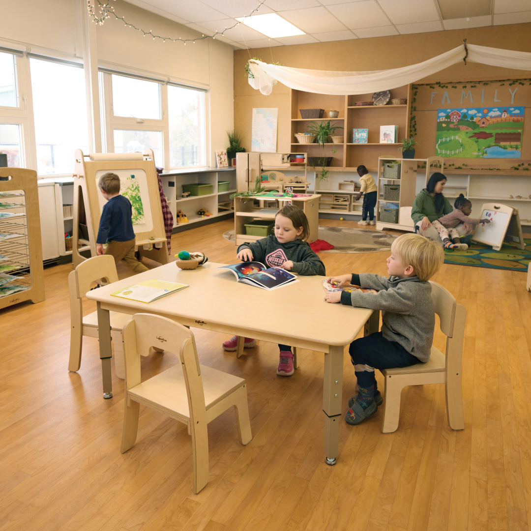 Seoras Birch Adjustable Activity Table Rectangle