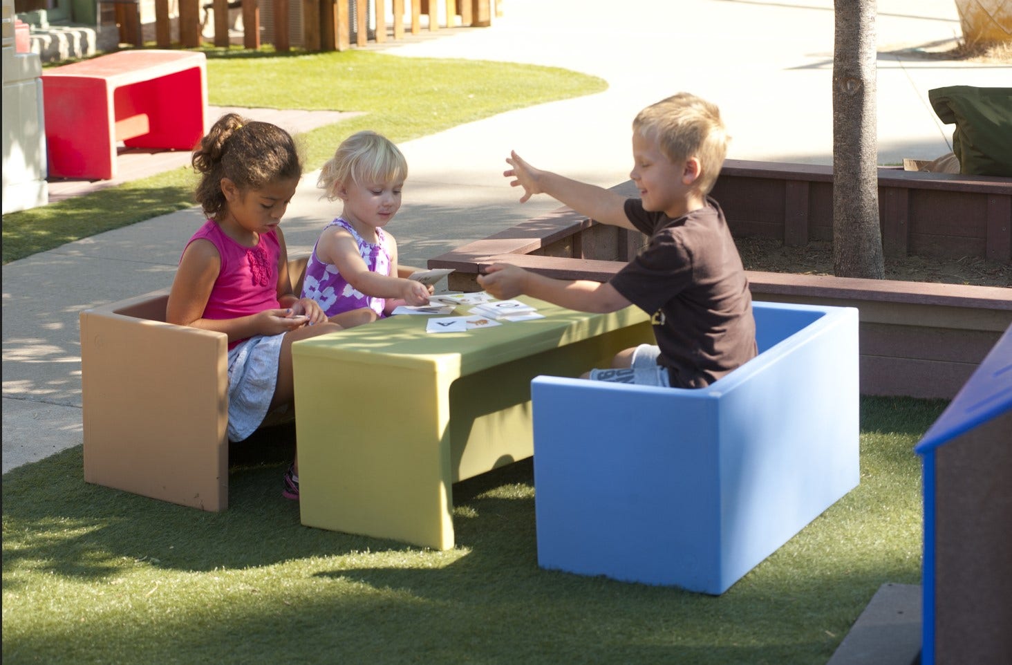 Cozy Woodland Adapta Bench Set of 3