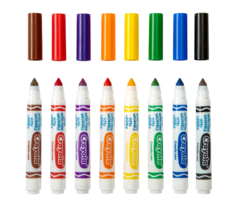 Crayola Washable Broad Line Markers 200 ct 8 colours