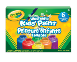 Crayola Washable Paint Jars 6 ct 59ml