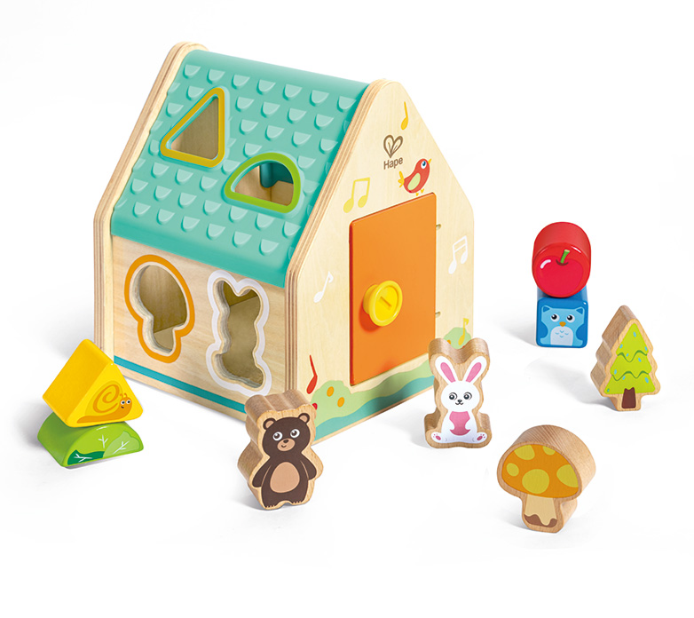 Critter House Shape Sorter by Hape