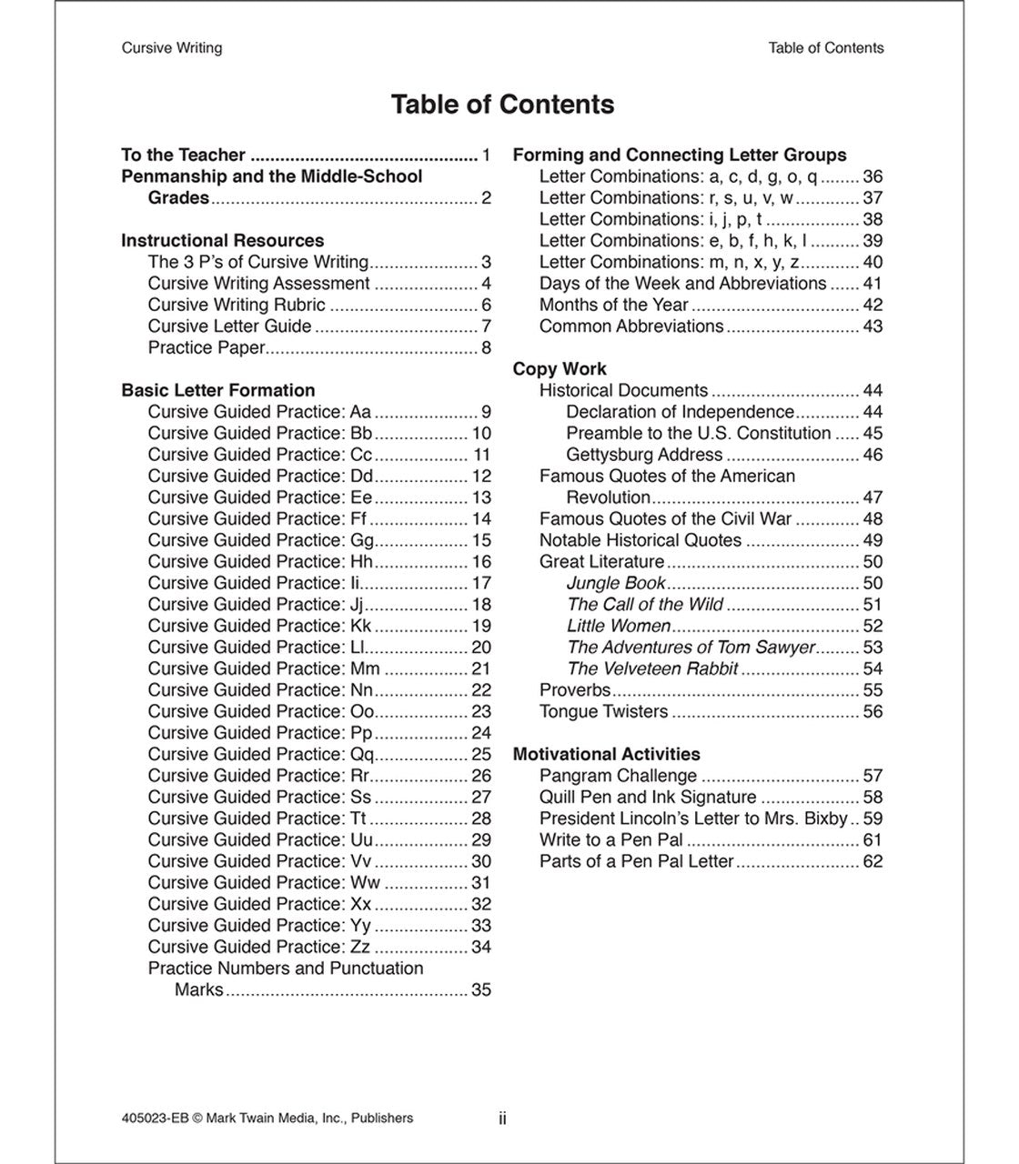 Cursive Writing Instruction Practice and Reinforcement Grade