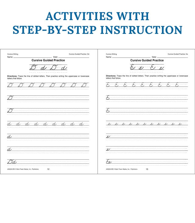 Cursive Writing Instruction Practice and Reinforcement Grade