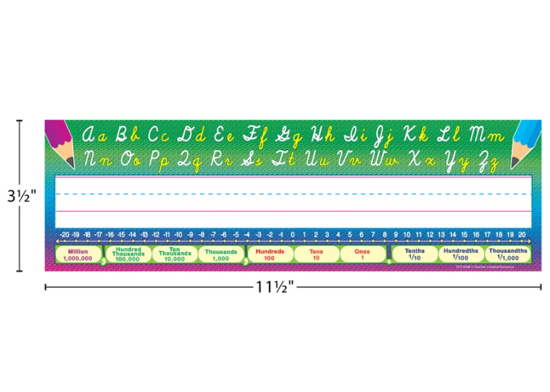Cursive Writing Name Plates