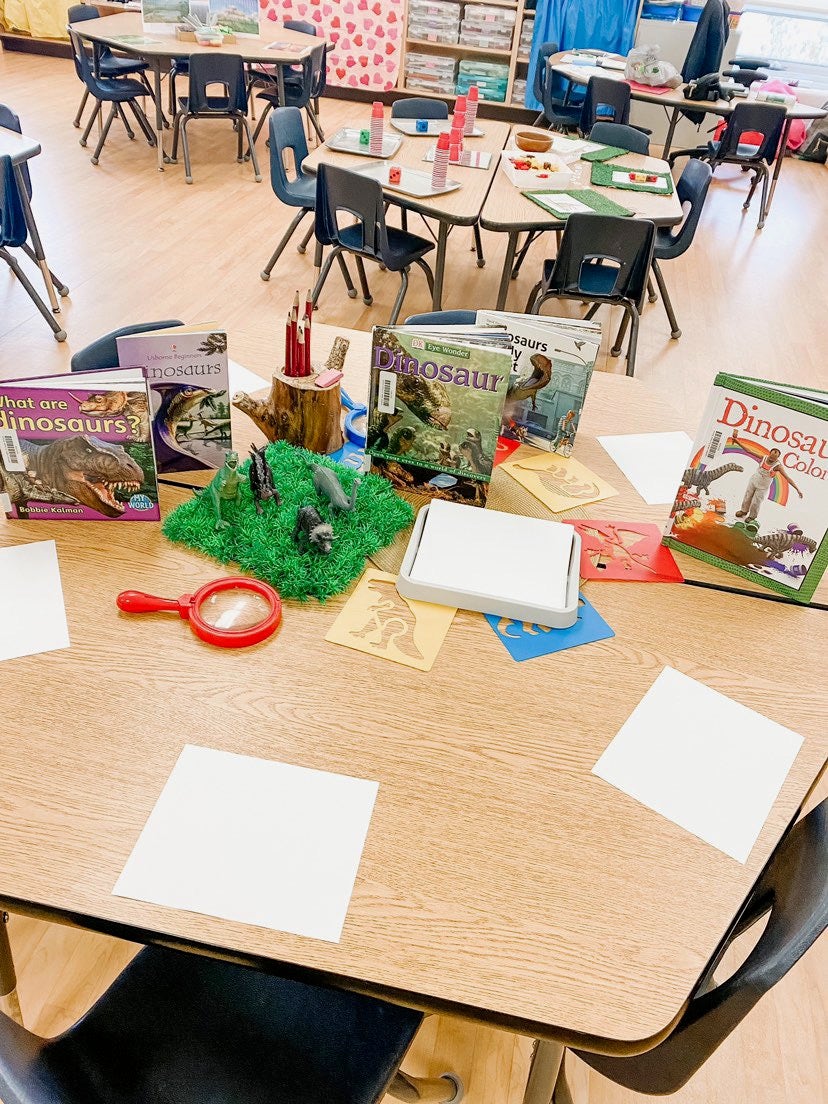 Dinosaurs Stencils Set Of 6