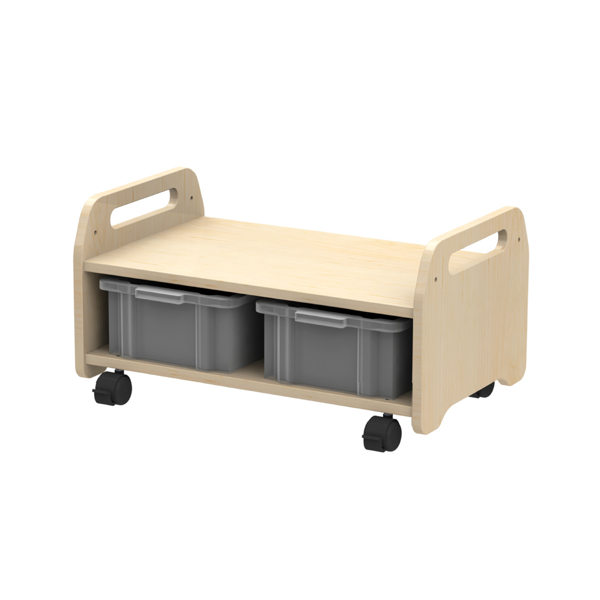 Easel Storage Trolley Low 2 Child