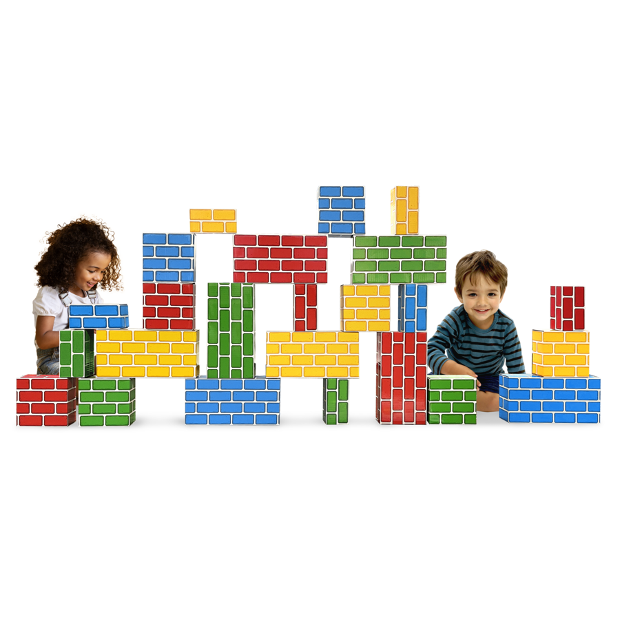 Easy-Stack Cardboard Blocks (24 Piece Set)