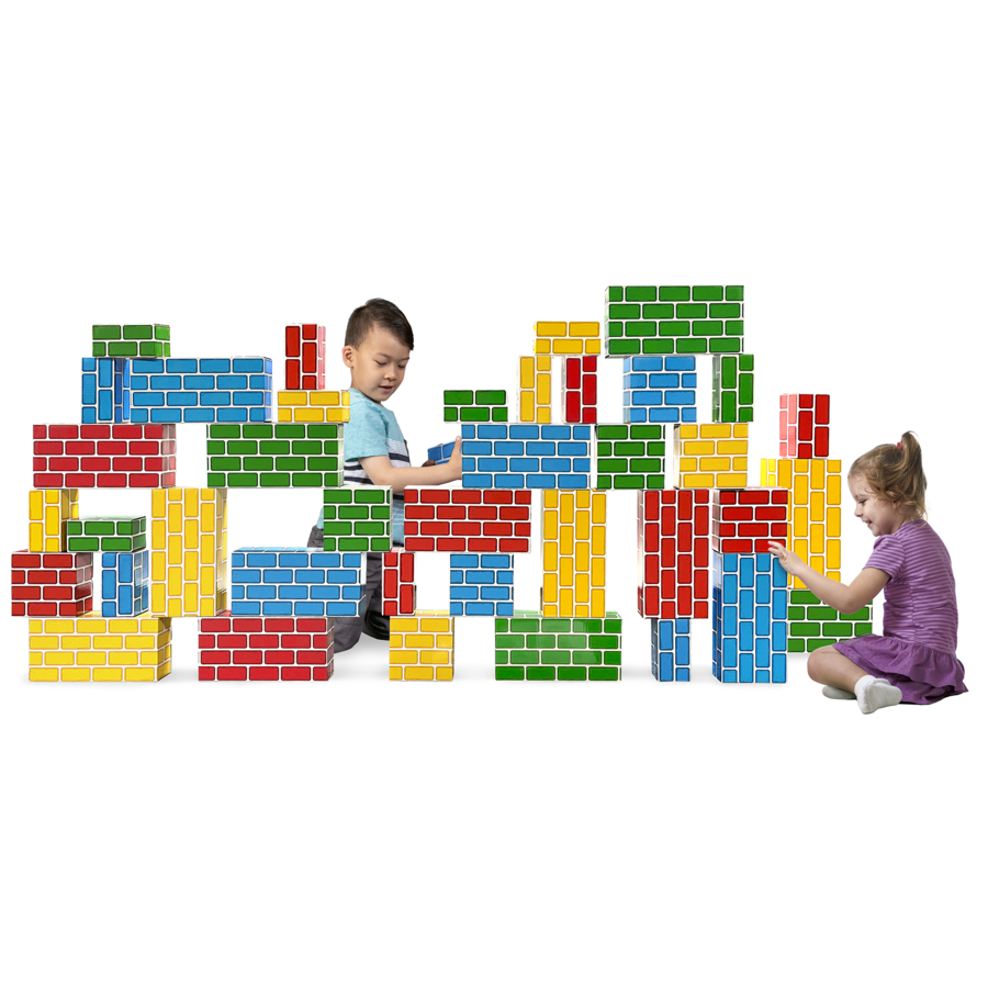 Easy-Stack Cardboard Blocks (40 Piece Set)