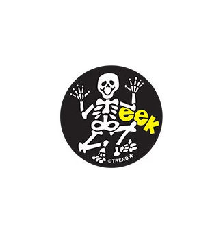 eek Bone scent Retro Scratch n Sniff Stinky Stickers 24 ct