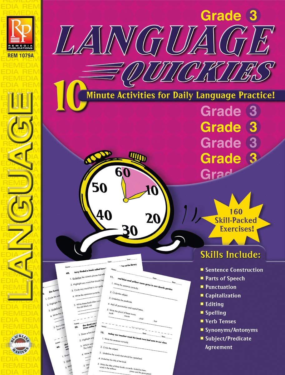 Language Quickies (Gr. 3) Ebook