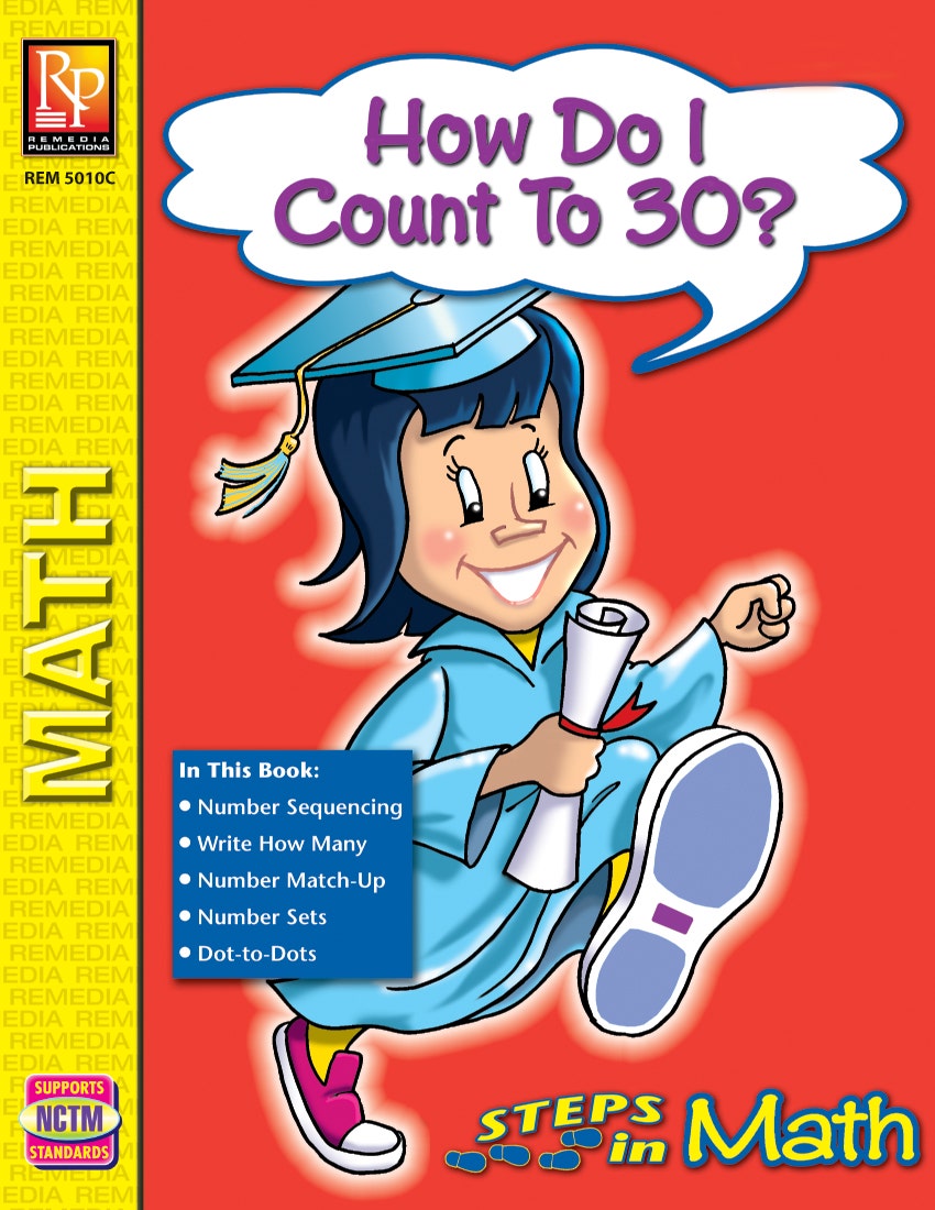 Steps in Math: How Do I Count To 30? Ebook