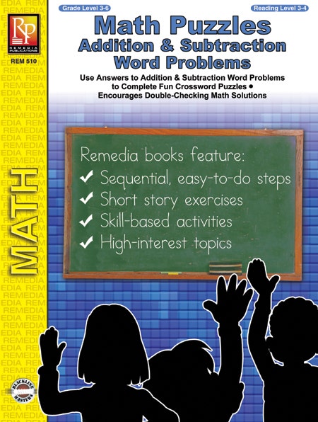 Math Puzzles: Addition & Subtraction Word Problems Ebook