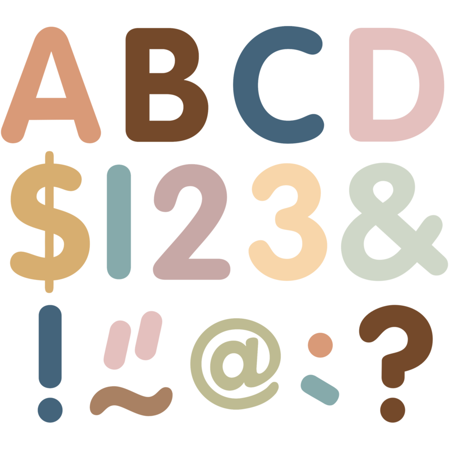 Everyone is Welcome 2in Classic Letters Uppercase Pack