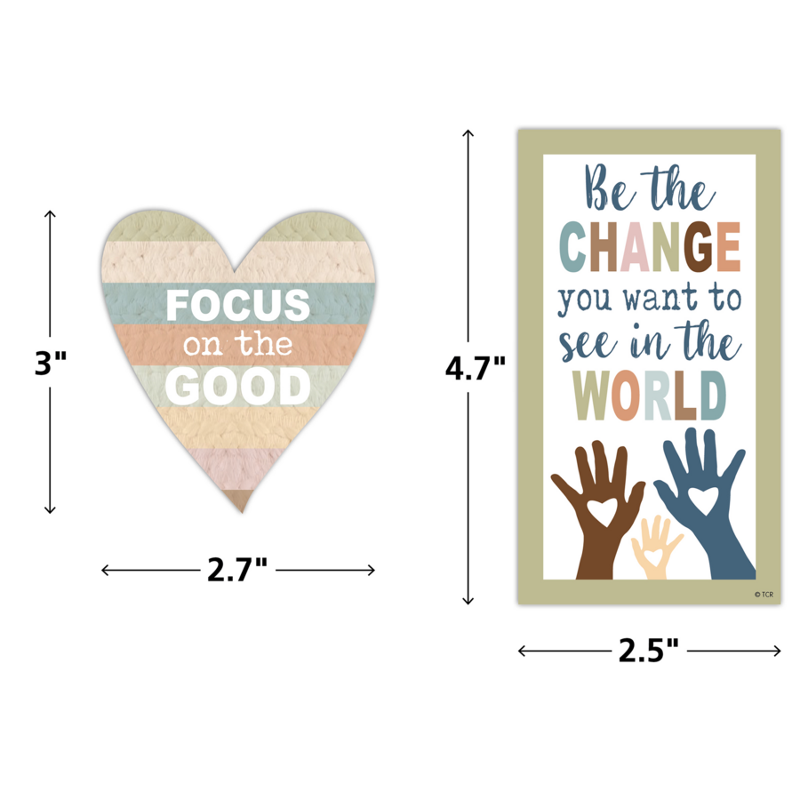 Everyone is Welcome Magnetic Positive Sayings