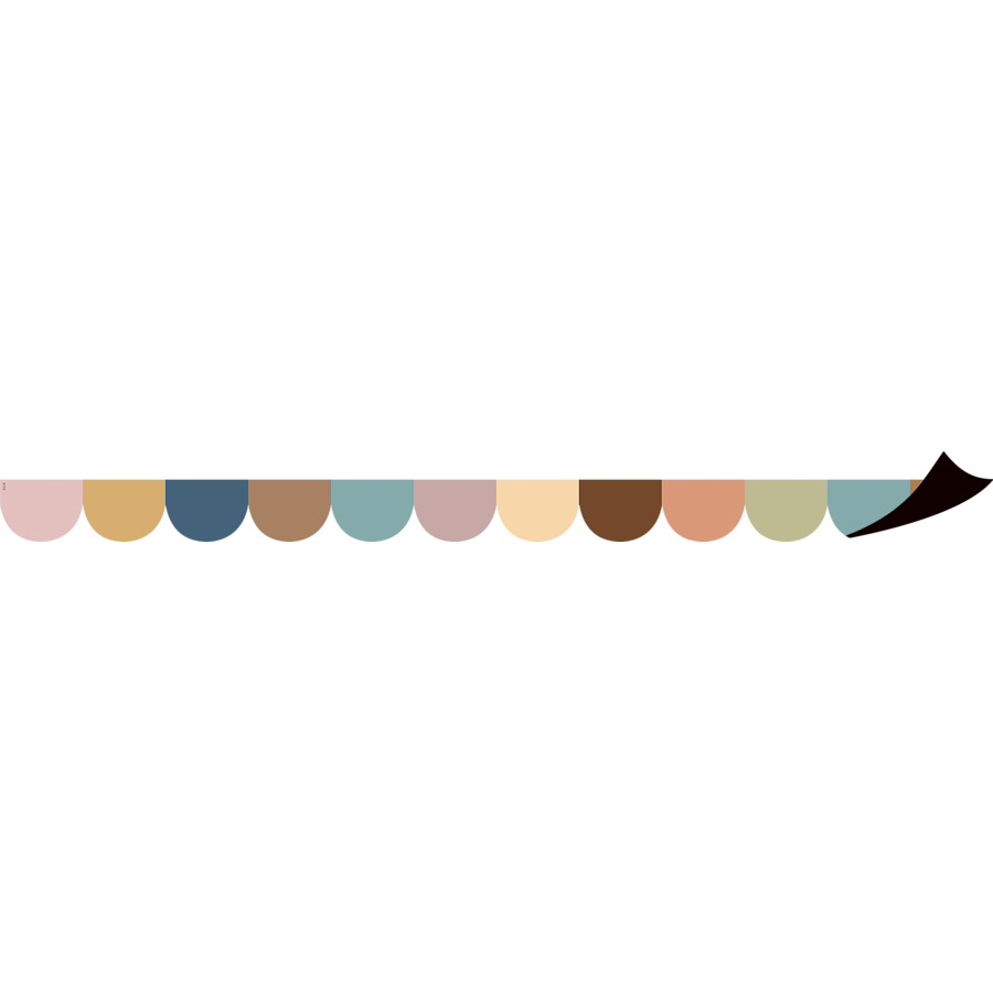 Everyone is Welcome Scalloped Magnetic Border