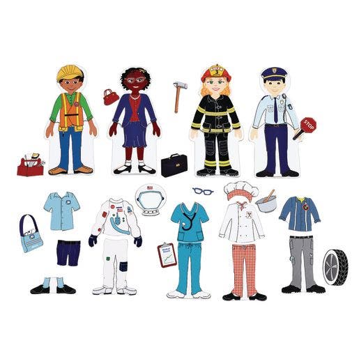 Magnetic Career Dressing Dolls
