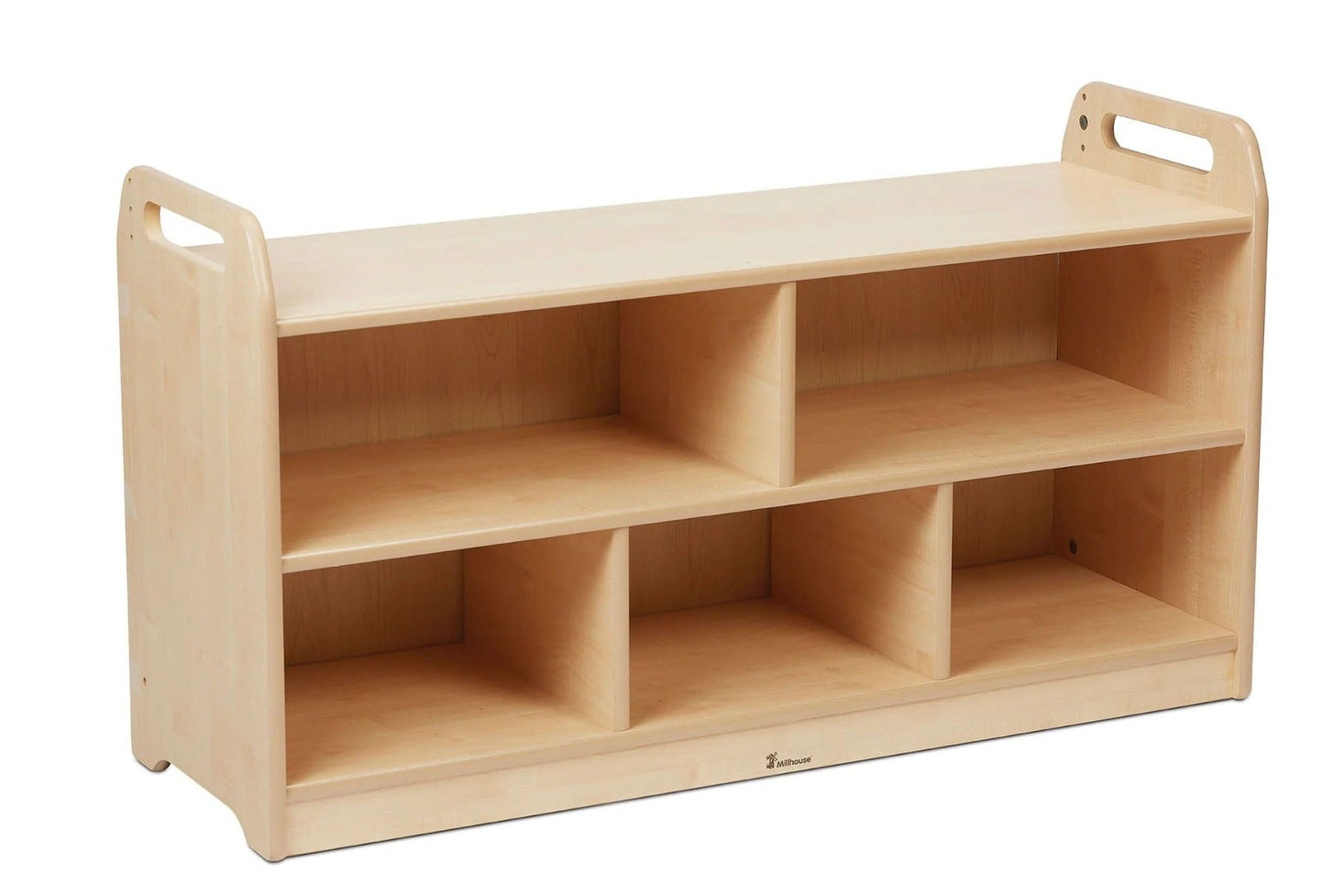 Extra Wide Open Storage Unit with Back
