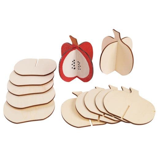 Ez Build DYO 3D Wood Pumpkin 6 pc