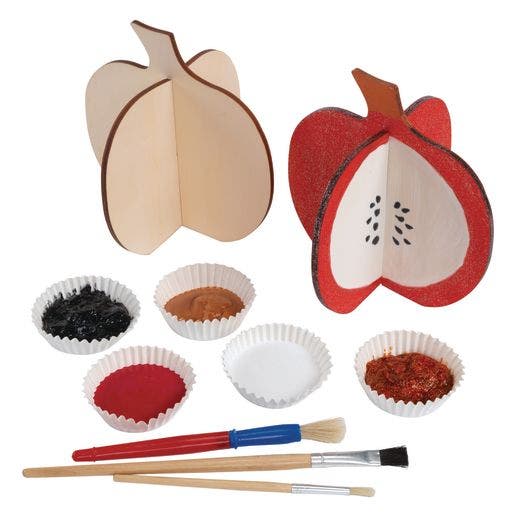 Ez Build DYO 3D Wood Pumpkin 6 pc