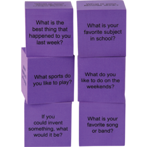 Foam Conversation Cubes