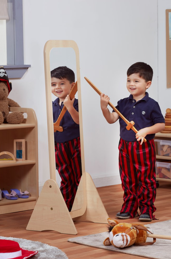 Free Standing Mirror 15.75 x 13.75 x 37.5