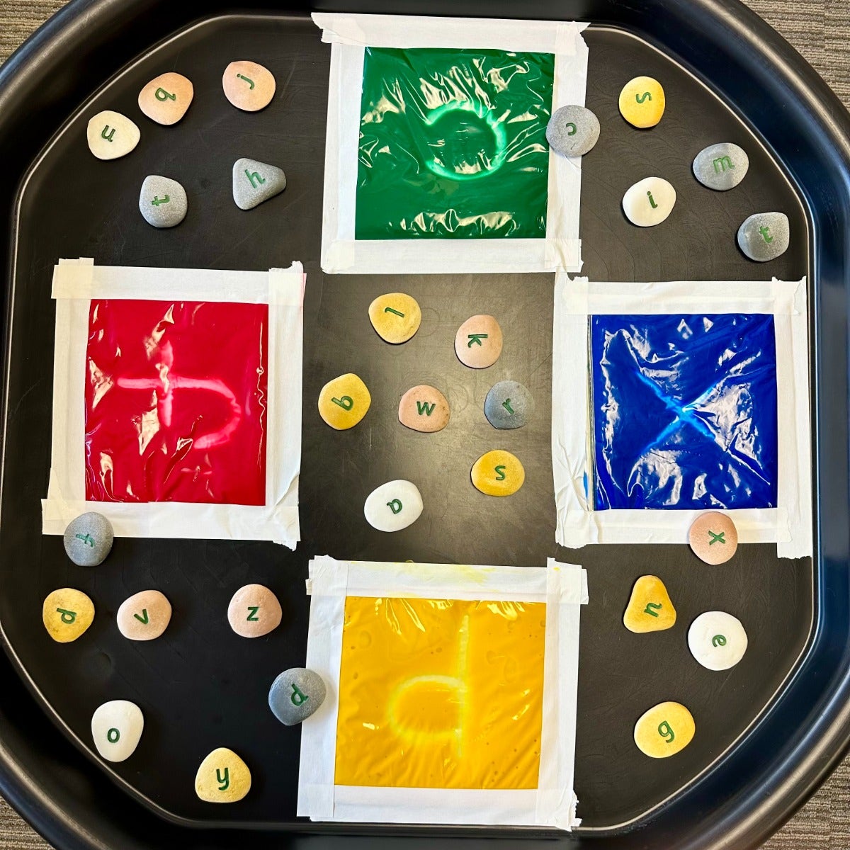 Lowercase Alphabet Pebble Set