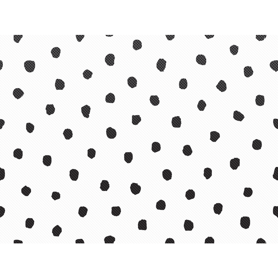 Fun Size Black Painted Dots on White Better Than Paper Bulle