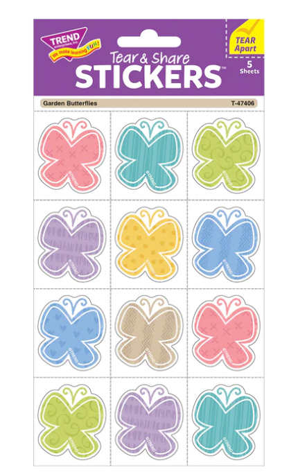 Good to Grow Garden Butterflies Tear and Share
