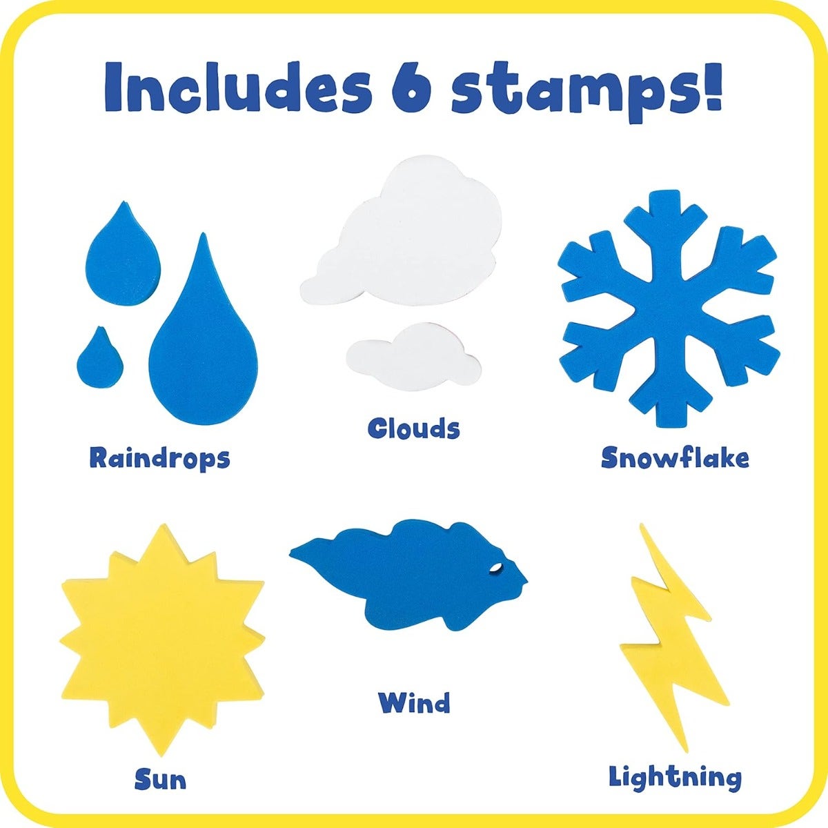 Giant Stampers Weather Patterns Set of 6